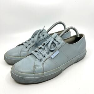 Superga Light Blue Leather Sneakers Women's 9.5 US